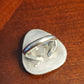 Sterling silver pawn ring turquoise precious green stone jewelry mothers day