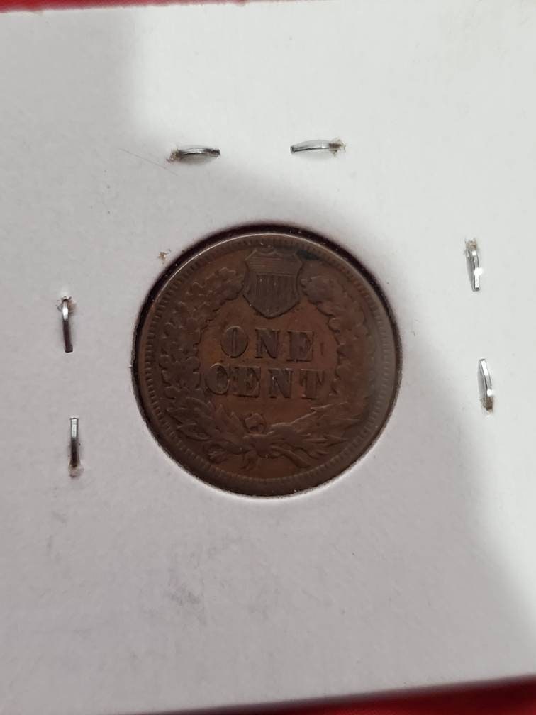 1895 Indian cent 1800s antique full liberty coin with necklace high grade indian penny