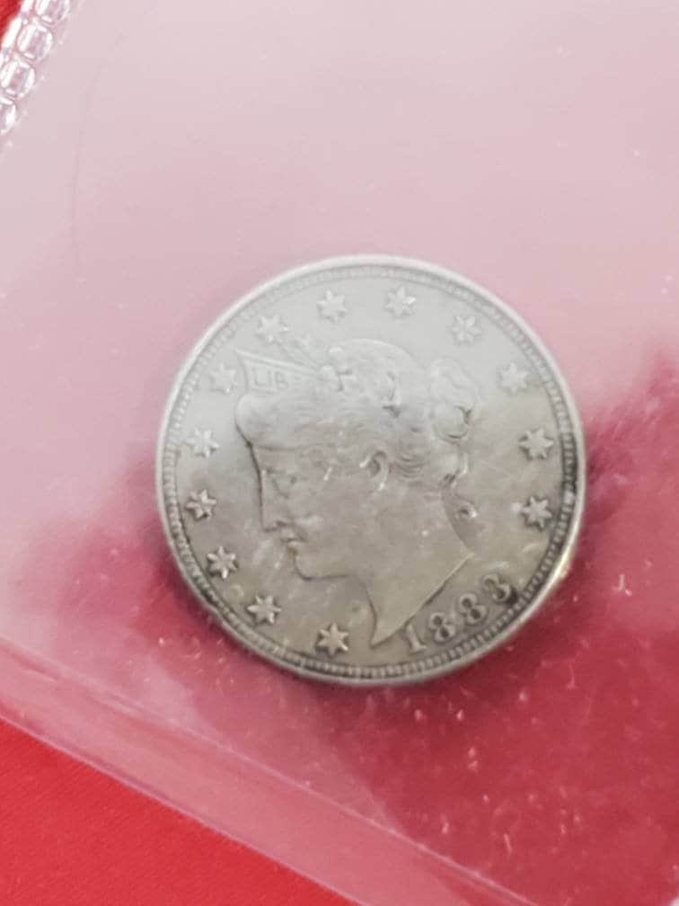 1883 no cent liberty nickel racketeering coin authentication liberty nickel first year extra fine plus
