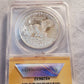 1972s silver ike dollar peg leg variety rare graded anacs