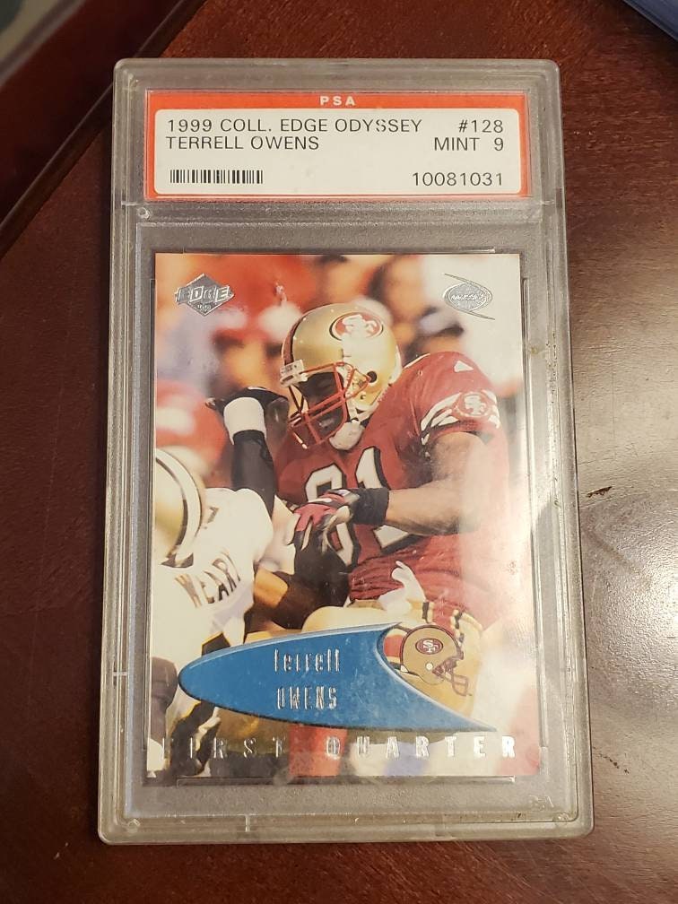 Terrell owens San Francisco 49ers football card mint 9 psa free shipping