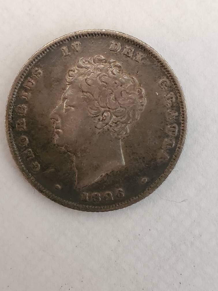 1832 British shilling extra fine rare old coin