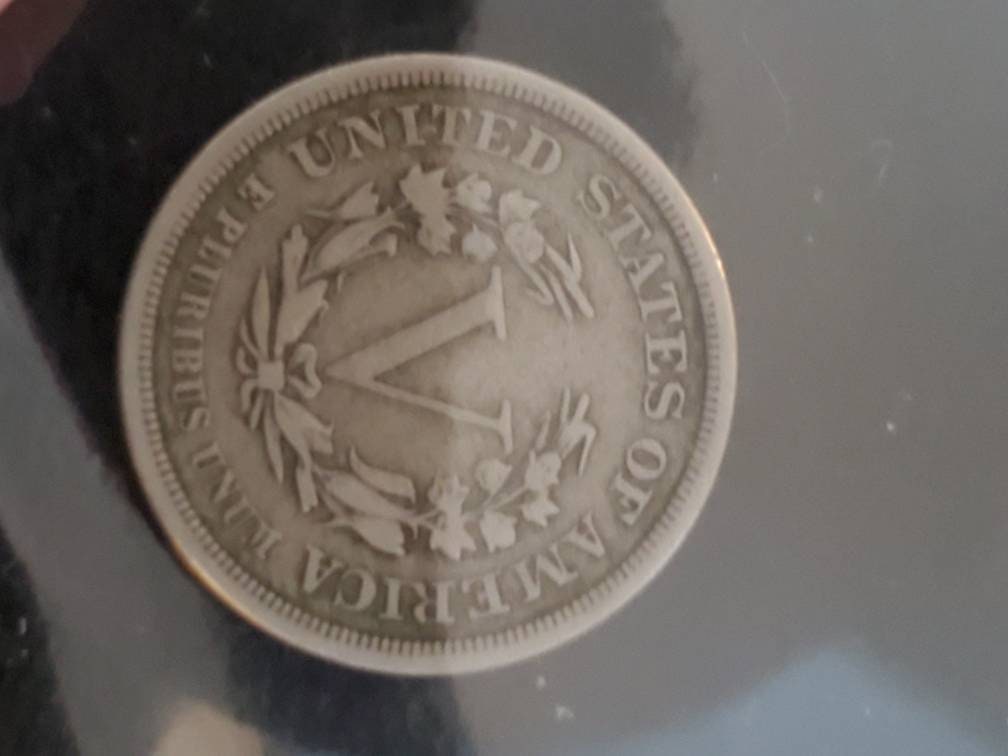 1883 liberty head v nickel no cents racketeering 5 cents