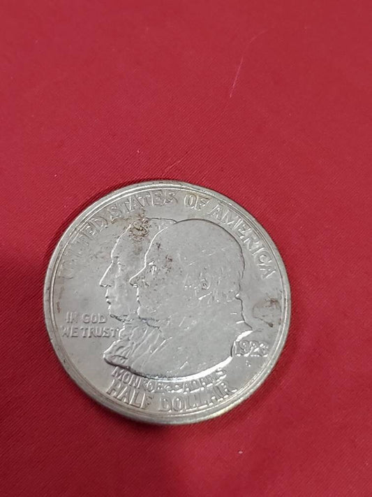 1923s Monroe Adam's treaty doctrine commemorative half dollar free shipping