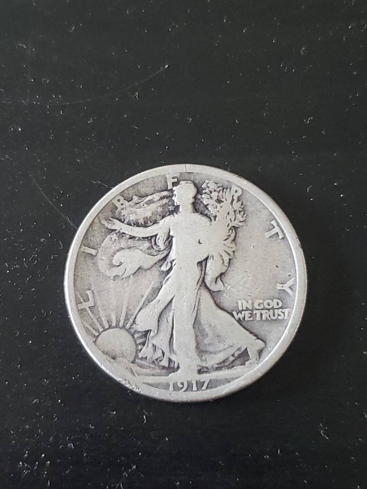 1917s reverse walking liberty half dollar better date second year silver coin