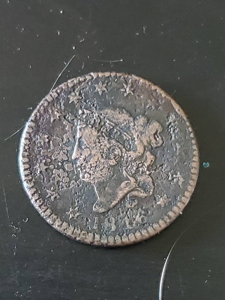 1816 rare old American large cent copper penny