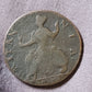 King george 1700s Britannia copper colonial coin