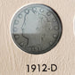 1912d Denver liberty nickel better date coin