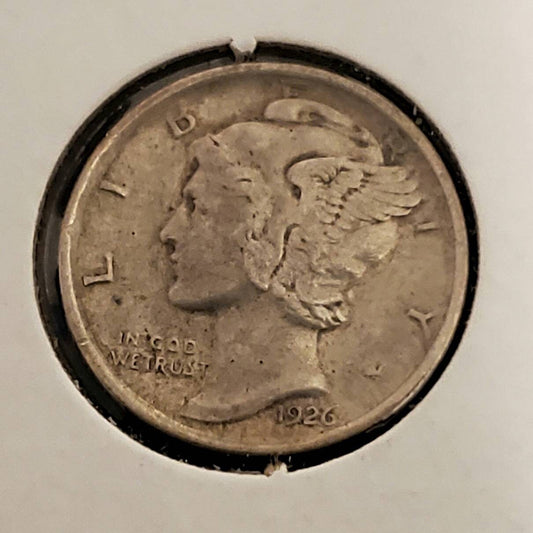 1926d mercury dime high grade better date silver dime