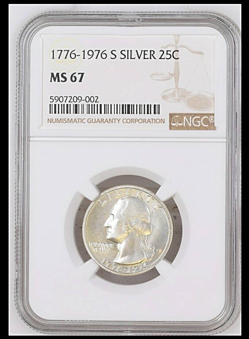 1976s bicentennial half dollar silver pcgs graded proof 69 deep cameo rare this nice,