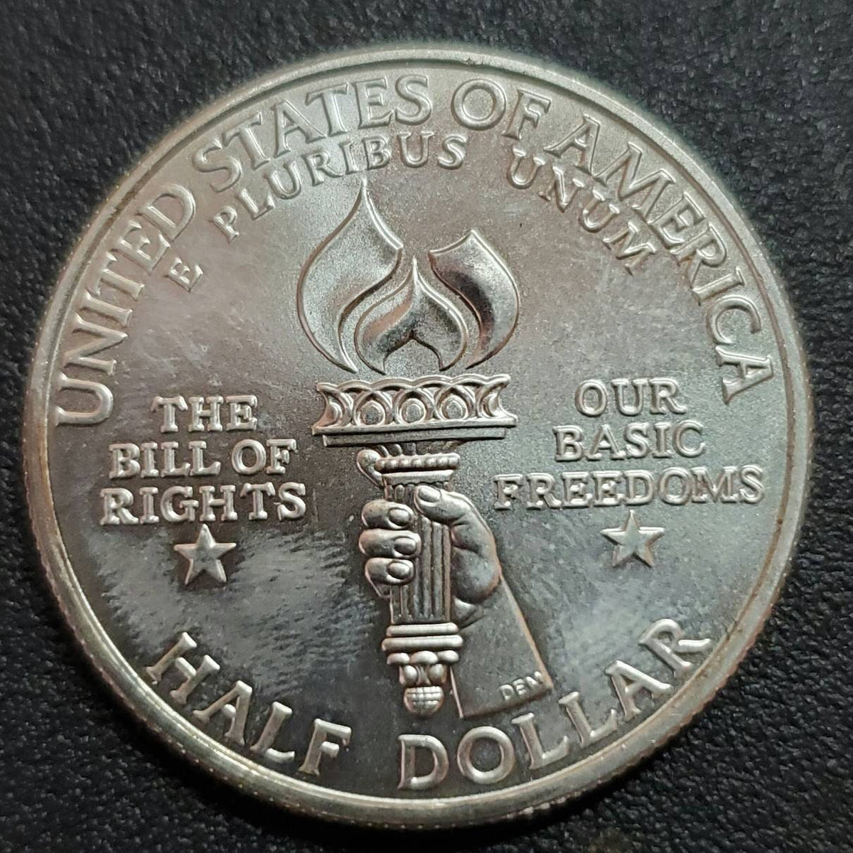1993 James Madison commemorative silver half dollar coin
