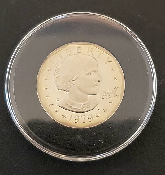 1979s proof gem uncirculated Susan b anythony dollar coin