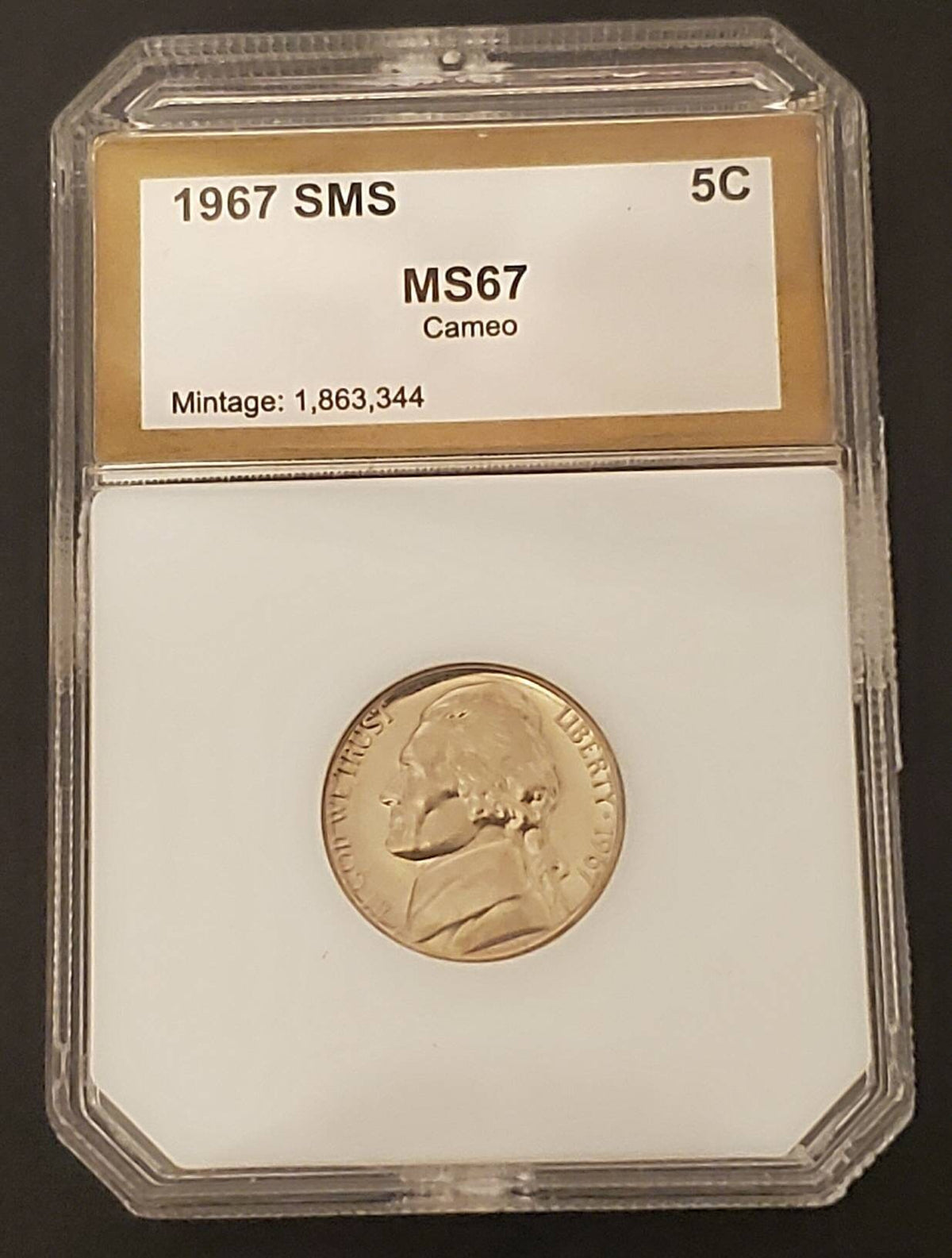 1967 special mint set nickel special cameo grade pci rare this nice