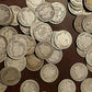 10 barber silver dimes of various conditions and dates coin lot, ships free all nice coins fully readable dates antique money, us coins