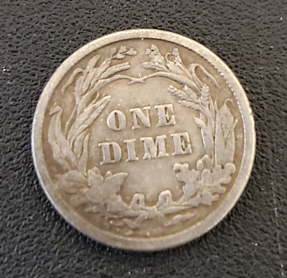 1912 barber silver dime very fine to extra fine condition