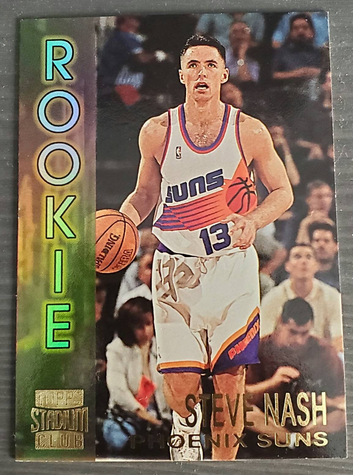 1996 Steve Nash rookie cars Phoenix suns card