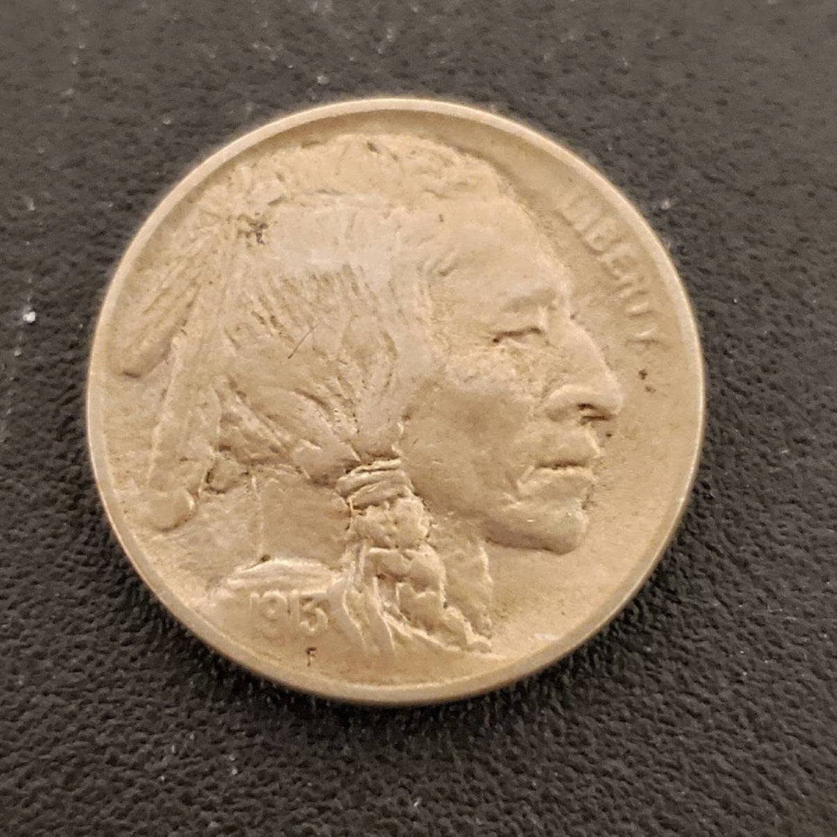 1913 type one buffalo nickel beautiful high grade first year example, rare antique first year indian head nickel