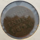 Netherlands India trade company 1826 1/4 stuiver copper coin