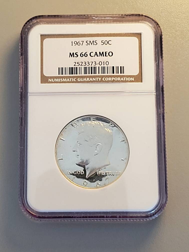 1967 silver jfk special proof 66 cameo grade ngc rare in cameo
