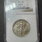 1938 walking liberty silver half dollar graded au55 by ngc free shipping