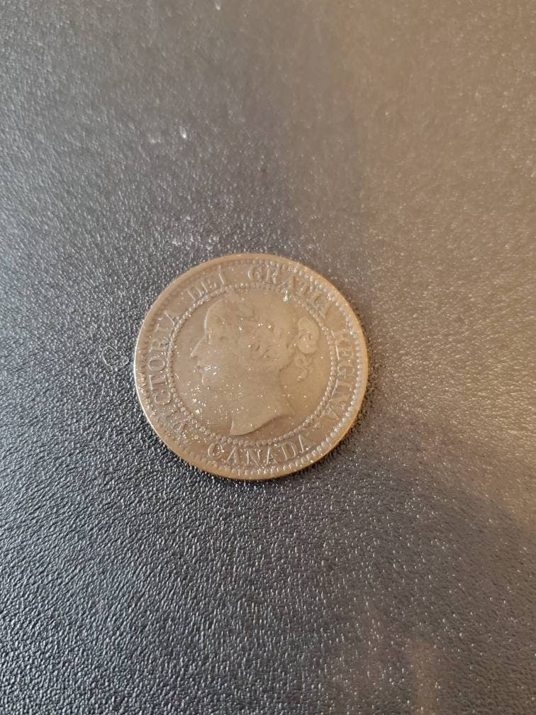 1859 early Canada copper large cent, desirable date