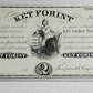 Two ket fornit antique Hungarian paper money currency almost uncirculated condition