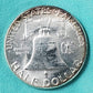 1955 uncirculated franklin silver half dollar key date low mintage,  frosty