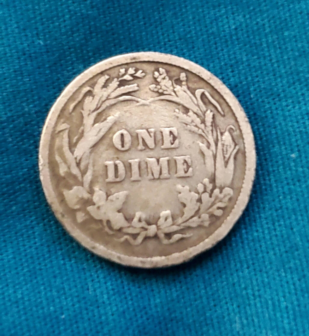 1892 barber dime silver coin first year