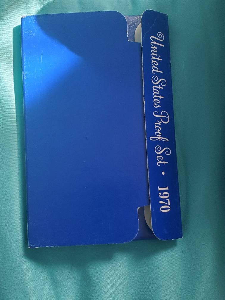 1970s proof set rare date with silver Kennedy half dollar