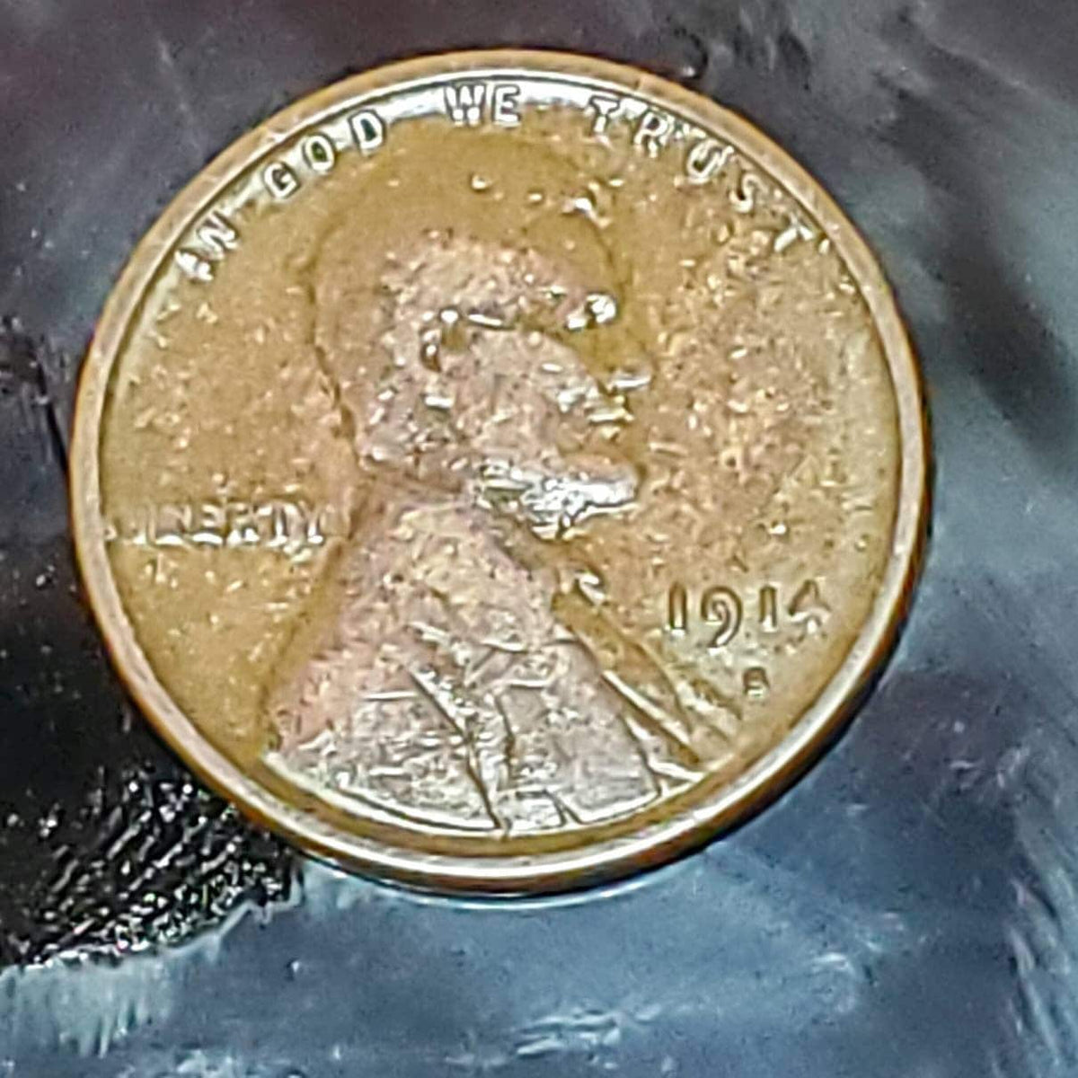 1914s Lincoln wheat cent coin semi key date