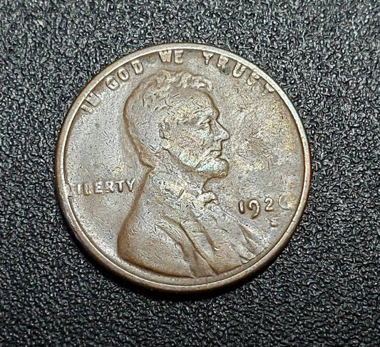 1926s key date wheat cent copper penny nice condition