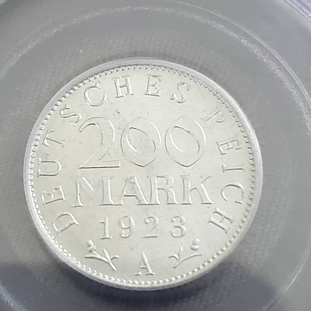 1923a 200 marks German wihmer Republic coin