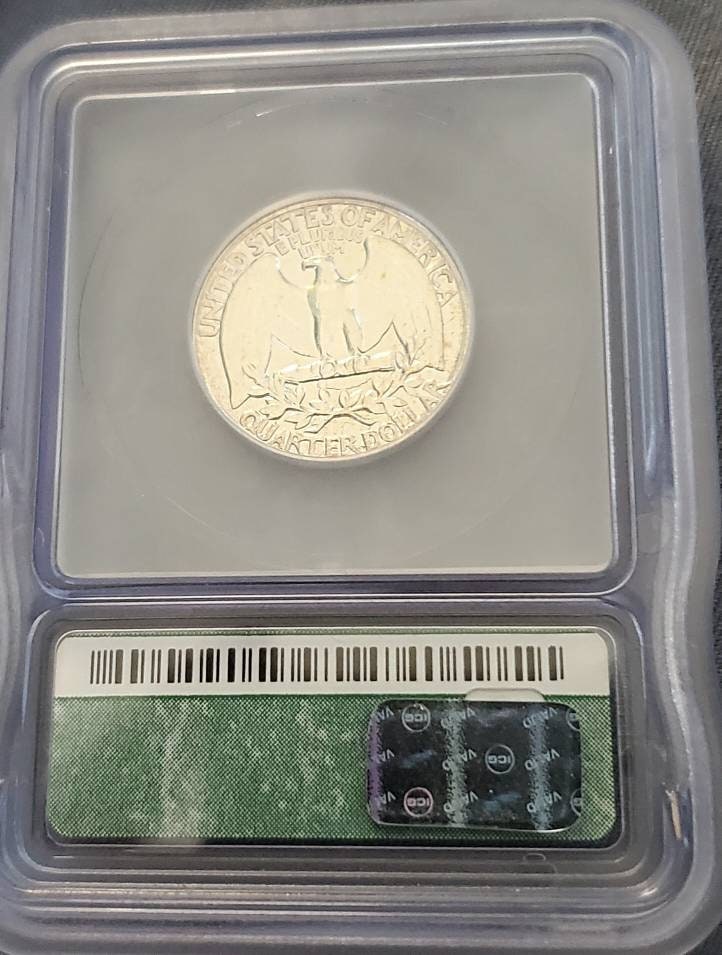 1961 proof Washington silver quarter superb gem proof 68