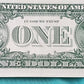1957 choice high grade one dollar silver certificate Washington currency crisp