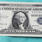 1957 choice high grade one dollar silver certificate Washington currency crisp