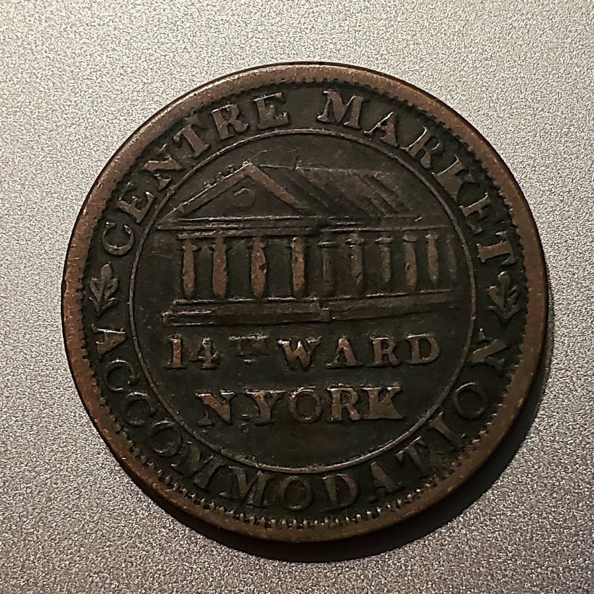 1837 hard times copper token coin midgrade condition, a history lesson on economic depression in the 1800s