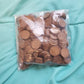 1 full pound unsearched wheat cents, bulk lot of antique penny's, coin collecting, gifts for him, american coin collecing bag of money