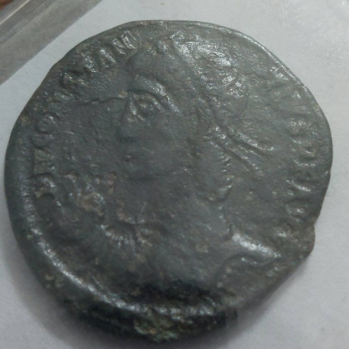 ancient copper coin roman 200 AD coin, biblical era collectible bronze coin