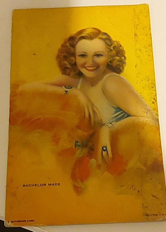 1940s ww2 era pinup girls post card, world war 2 collectible hot women gifts for him