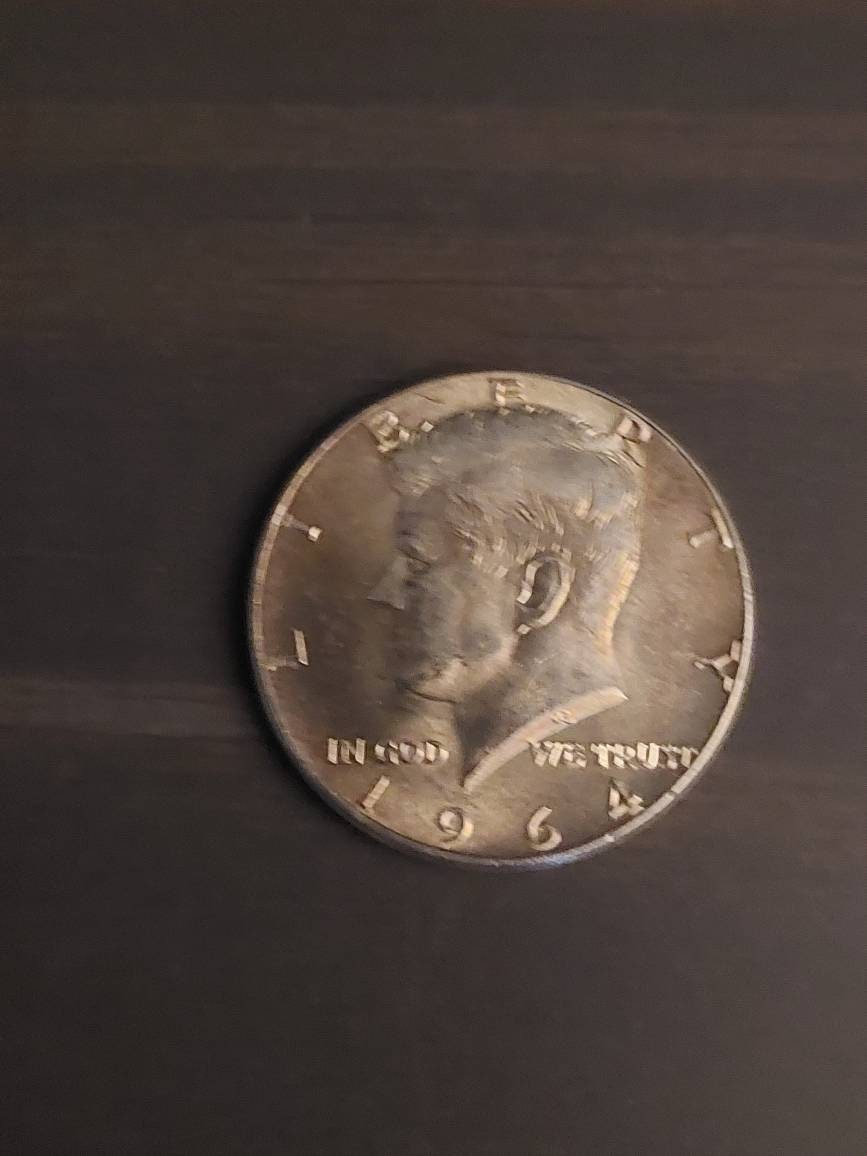 1964 Kennedy 90% silver half dollar high grade