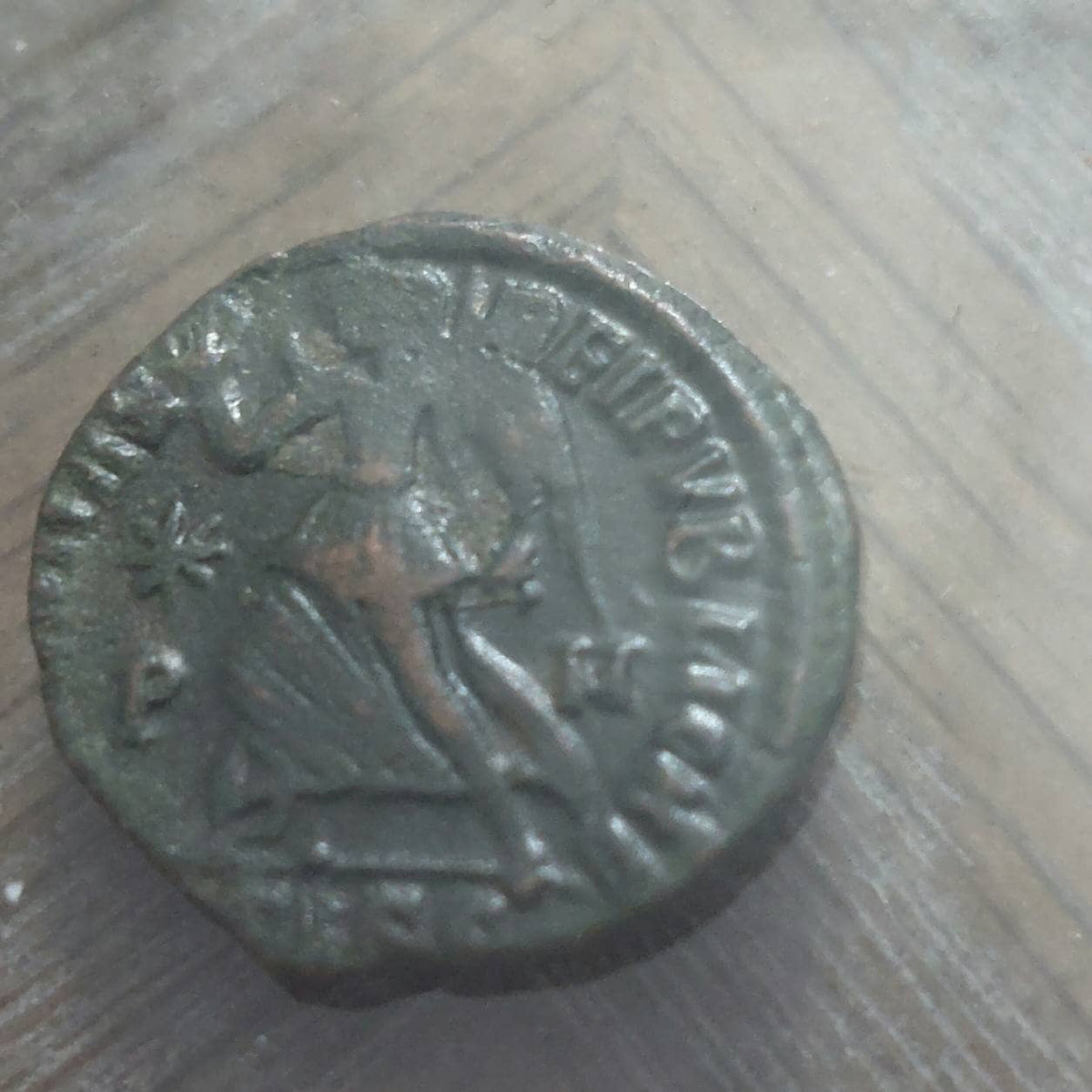 Beautiful 2000 year old ancient Roman coin, authenic rare bronze coin