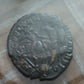 Holy Roman empire ancient hand struck coin 200ad, copper coin, gifts for him, collectible coins