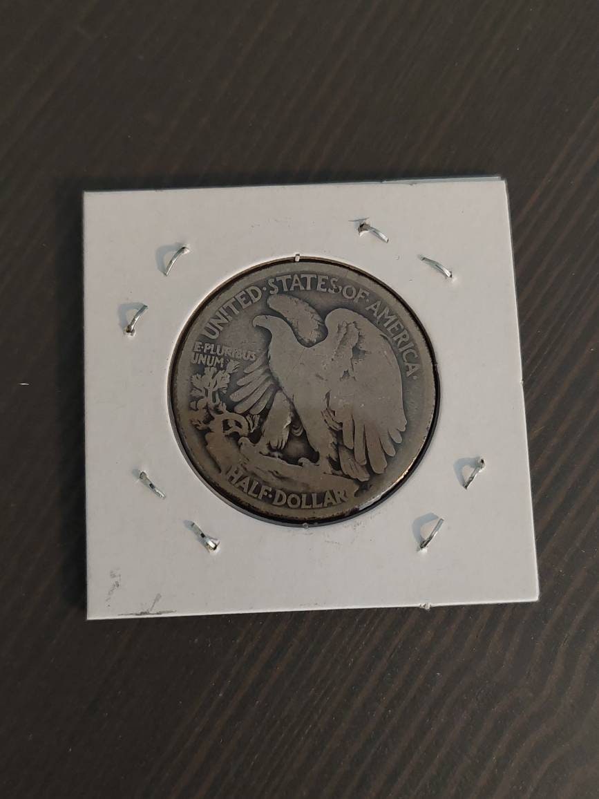 1916 walking liberty half dollar, very nice better coin low mintage
