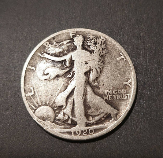 1920p walking liberty silver half dollar coin