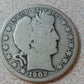 1902o barber half dollar silver 90 percent,  tough date, low mintage american antique coin