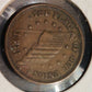 One random 1863 civil war token from large collection! Coin will be very/fine to extra fine, one cent token antique