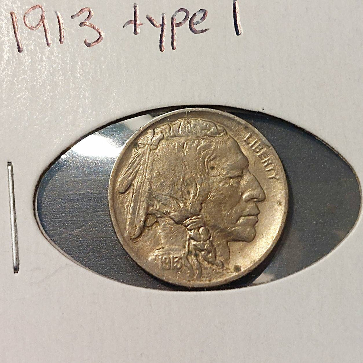 1913 buffalo nickel type 1 high grade beauty