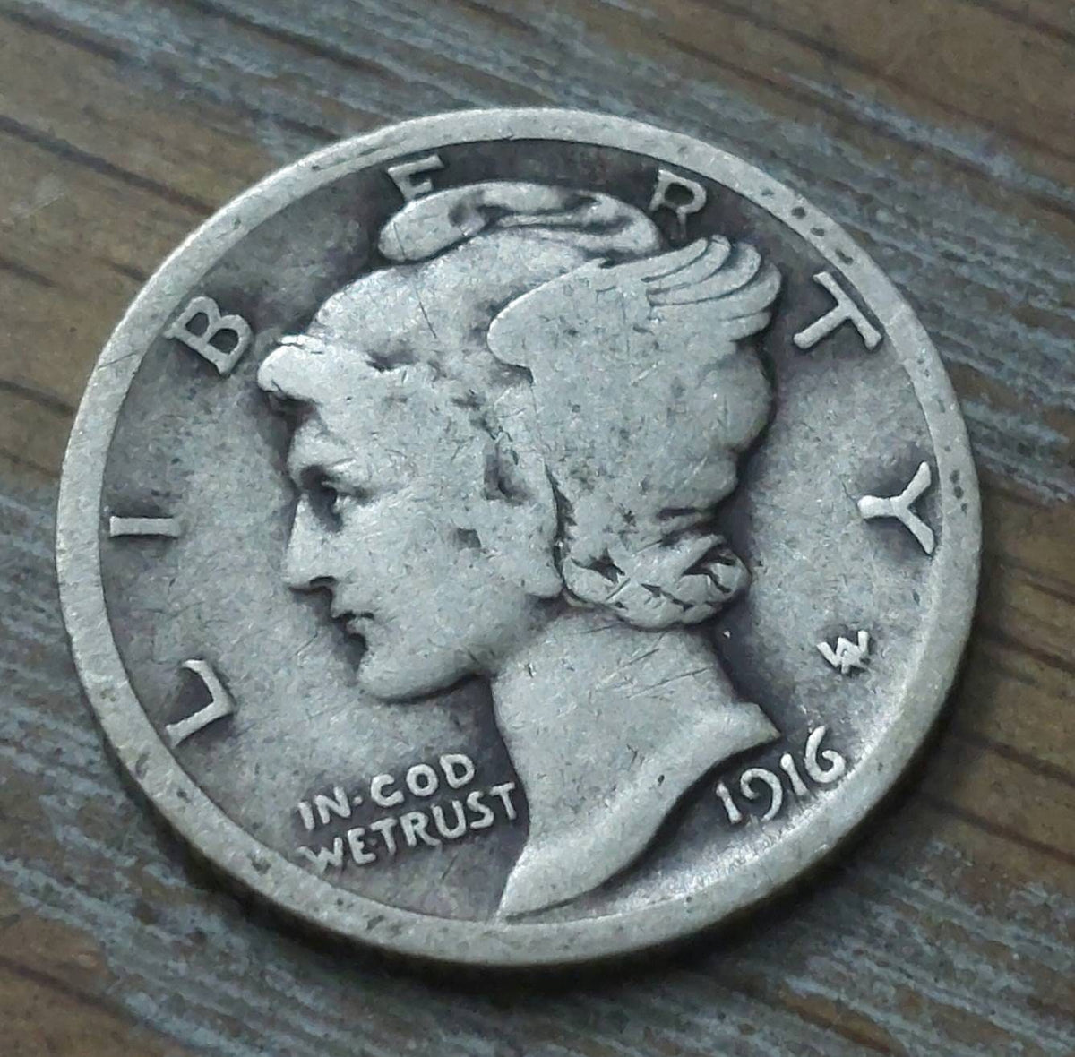 1916 mercury dime, first year coin better date