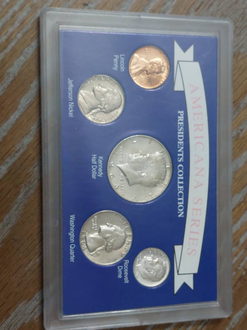 1960s silver coin mint set
