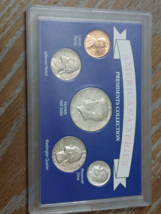 1960s silver coin mint set